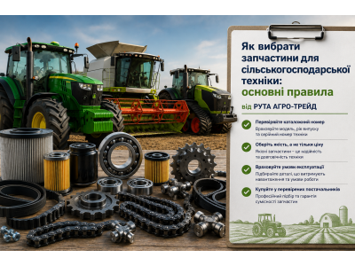 Як вибрати запчастини для сільськогосподарської техніки: основні правила