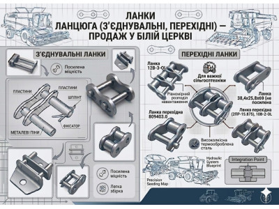 Купити з’єднувальні та перехідні ланки до ланцюга