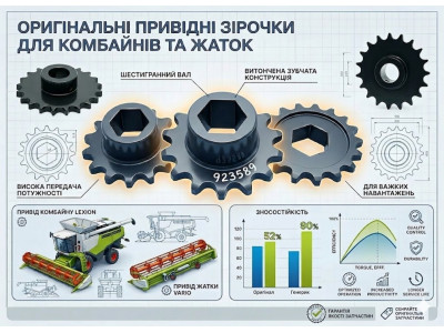 Привідні зірочки Claas — купити в Україні | ціна, наявність