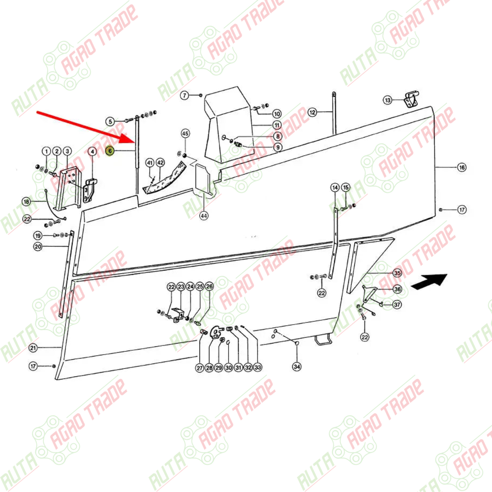 Амортизатор газовий (Stabilus) Germany 739007
